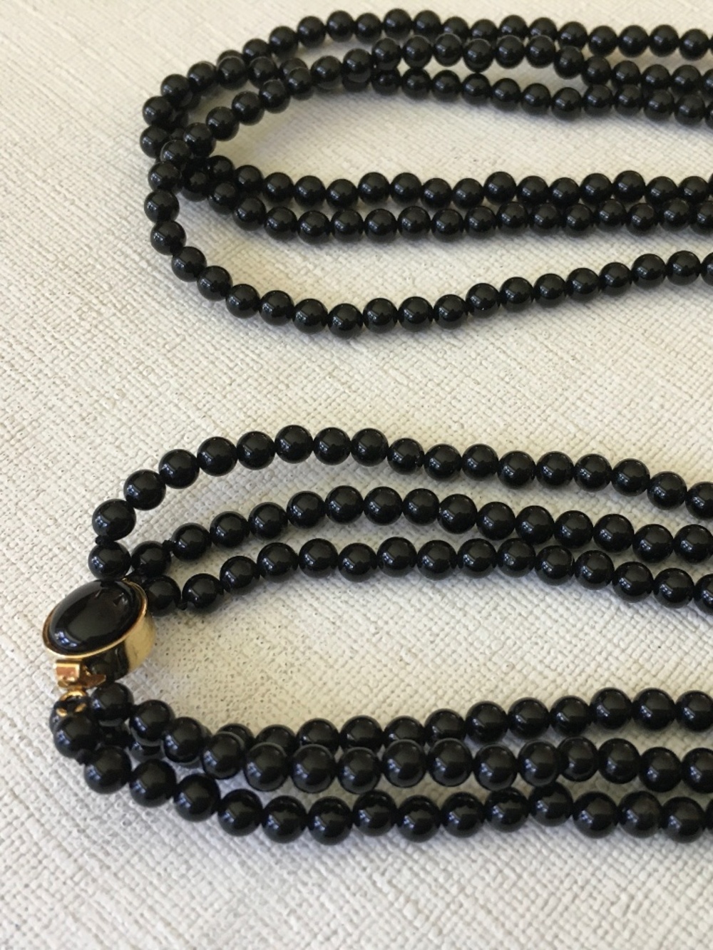 Onyx 30 inch Necklace